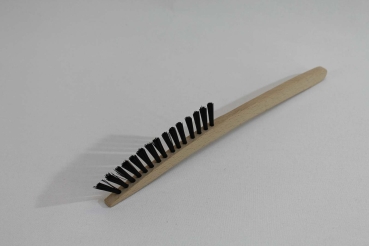 Spitzbürste / Nylon, 1-reihig, Holz spitz